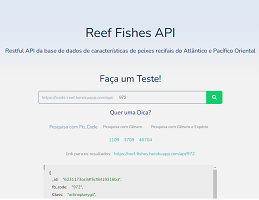 Api For Fish Reef fishes API